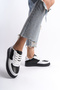 Black-White-Black Women's Sneakers BG1003-101-0001