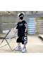 Children's To-Boy Printed Top and Bottom Set with Shorts - 2