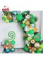 Safari Party Supplies Safari Themed Foil Luxury Chain Balloon Set Birthday Party Set Ornament - 4