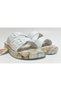 NON-SLIP ANATOMIC SOLE WHITE DOUBLE STRAP WITHOUT BUCKLE WOMEN'S HOME STREET MAGNIFIER AND WET FLOOR SLIPPERS - 3