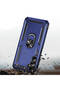 Case for Samsung Galaxy A05S Case Dual Layer Polycarbonate Protection and Magnetic Holder Stand Ring - 3