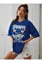 Cowboys Printed Women's Oversize Salas T-shirt Boyfriend
