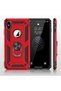 Case for Apple iPhone X Case Dual Layer Polycarbonate Protection and Magnetic Holder Stand Ring - 4