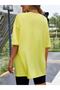 Heart Rhythm Printed Women's Oversize T-shirt Casual Boyfirend - 2