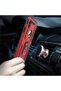 Case for Apple iPhone X Case Dual Layer Polycarbonate Protection and Magnetic Holder Stand Ring - 7