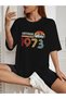 1973 Vintage Printed Oversize T-shirt Casual Boyfirend