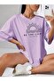 Women's BE THE LIGHT Printed Oversize Casual T-shirt Unisex Boyfirend - 3