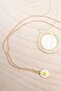 Daisy Necklace - Minimal Daisy Necklace - Daisy Women's Necklace - 3