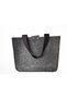 Large Shoulder Bag - Special Design Felt Bag - Basic - Anthracite Gray - 40 X 33 X 10cm - 5
