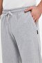 Men's Gray Bermuda Knee Length Capri Long Shorts with Side Pockets and Adjustable Elastic Waist - 5