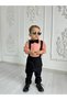 Set Pink Shirt And Black Salopet Baby And Children's Clothing Holiday And Special Daily Boys Girls - 6