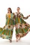 Full Length Patchwork Dress - 8