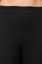 Black High Waist Wide Leg Knitted Plus Size Pants Tbbss23Ar00003 - 5