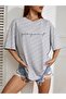 تي شيرت كاجوال كبير الحجم مطبوع عليه Good Things Boyfirend - 2