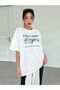 Λευκό μπλουζάκι Oversize Challenge Printed - 3