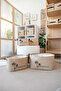 Set of 4 Jute, Under Cabinet Laundry Children's Room Toy Organizer Folding Storage Basket Organizer - 2