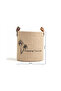 Jute In-Cabinet Laundry Kids Room Toy Organizer Folding Storage Basket Organizer 30x32 cm - 2
