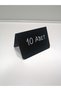 10 Pieces Erasable Blackboard Label Roof Format Double Sided 7.5X5 cm Stand Black Stand Price Tag - 7