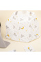 Muslin 11 Pieces - Stroller Set, Blanket, Diaper Mat, Bib Set - Light Gray Muslin - Gray Rabbit - 4
