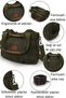 3212 Demeter Women's Khaki Green Shoulder Hand Casual Tote 100% Cotton Canvas Crossbody Bag with Pocket - 4