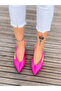 NISO Fuchsia Patent Leather Heeled SANDALS - 7