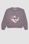 Girl's Pajamas Suit Printed Long Sleeve Top Elastic Waist Long Bottom C2857A823Wn - 2