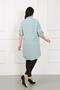 Women's Mint Green Soft Linen Large Size Tunic - 3