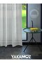 WHITE LINEN LOOK EXTRAFORCED TULPE CURTAIN LINEN TOUCH SERIES - 3