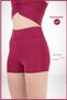 Women's Mini Shorts Boxer Plum High Waist Firming Fit Look 11080