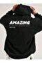 Men's Printed Oversize Tracksuit Set - Hooded Sweat Jogger Sweatpants - 4