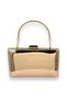 Gold Gold Gold Mirror Patent Leather Metal Handle Evening Dress Bag Evening Bag Henna Wedding Engagement Prom Invitation