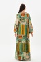 Full Length Patchwork Dress - 7