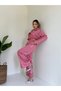 Satin Striped Shirt Pants Set - 3