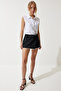 Women's White Sleeveless Viscose Shirt TO00129 - 5
