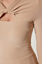 Women's Biscuit Cut Out Detailed Ribbed Knitted Blouse SF00005 - 4