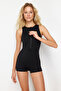 شورت سباحة أساسي مغطى بسحّاب أسود من نوع Surfer TBESS24MA00162 - 4