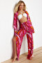 Abstract Patterned Woven Shirt Trousers Set TBESS24AU00003 - 3