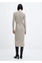 Striped rubber knit dress - 4