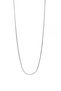 Round Snake Italian Chain Stainless Steel Necklace Silver Color - 1 mm - 3
