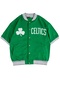 Clover Printed Green Unisex Oversize College Shirt