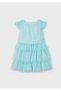 LIMI Girl's Stone Detailed Pleated Tulle Dress