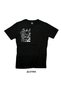 Moto Race Pattern Printed Crew Neck 100% Cotton T-Shirt Black - 2