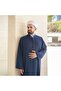 Siraç Hakim Collar Navy Blue Plain İmam Cube - 2