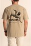 Unisex Oversize T-Shirt Inspiration Design Back Print Short Sleeve T-Shirt Summer T-Shirt
