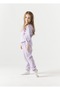 Interlock cotton tracksuit bottom top girl child double suit - 4