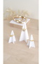 Plexi white pyramid ring 3-Piece Ring Holder, Acrylic Stand, Plexi Organizer, Jewelry Stand - 2