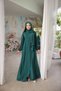 Ankanoor Emerald Medina Silk Shawl Prayer Dress 145cm Anka255047