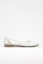 Women's Beige Color Open Side Ballerinas