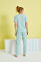 Multicolor Knitted Pajama Set - 3