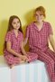 multi-colored Knitted Buttoned Pajamas Set